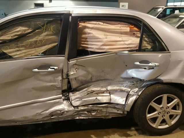 1HGCM66833A034905 - 2003 HONDA ACCORD EX SILVER photo 9