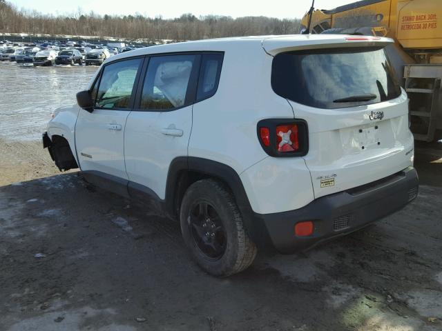 ZACCJBAT8GPD50530 - 2016 JEEP RENEGADE S 白色 照片 3