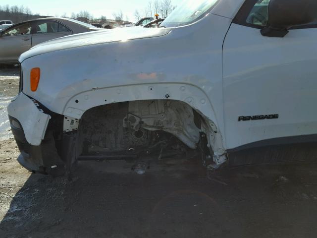 ZACCJBAT8GPD50530 - 2016 JEEP RENEGADE S 白色 照片 9