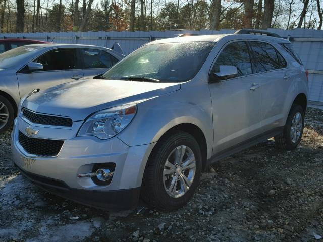 2GNALCEK5F6376501 - 2015 CHEVROLET EQUINOX LT SILVER photo 2