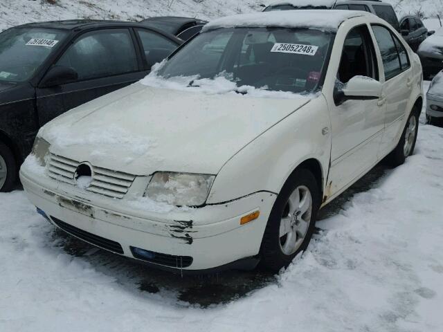 3VWSE69M43M126329 - 2003 VOLKSWAGEN JETTA GLS WHITE photo 2