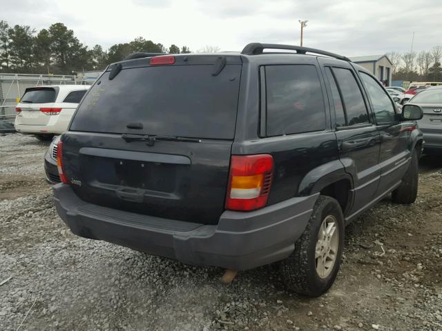 1J4GX48S44C284545 - 2004 JEEP GRAND CHER BLACK photo 4