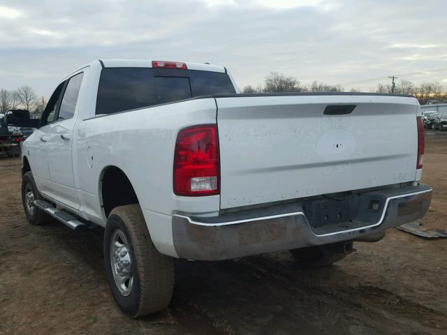 3D7UT2CL0BG515918 - 2011 DODGE RAM 2500 WHITE photo 3