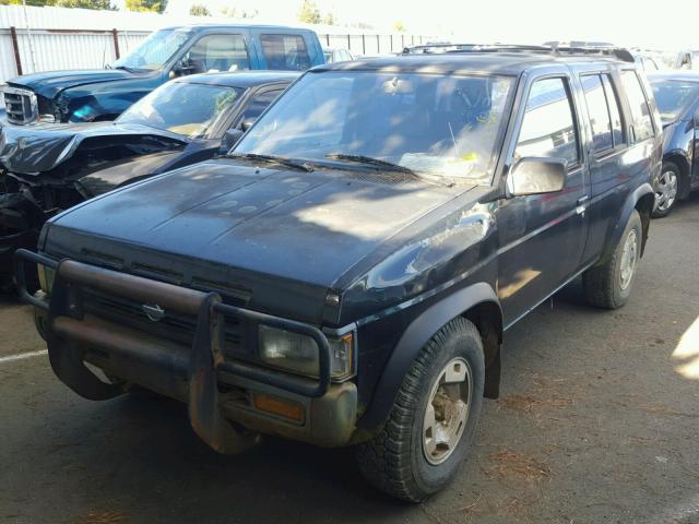 JN8HD17Y0SW055951 - 1995 NISSAN PATHFINDER BLACK photo 2