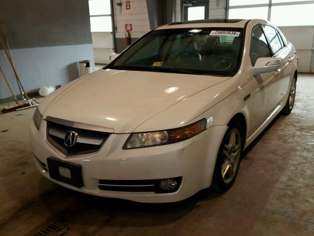 19UUA66288A033796 - 2008 ACURA TL WHITE photo 2