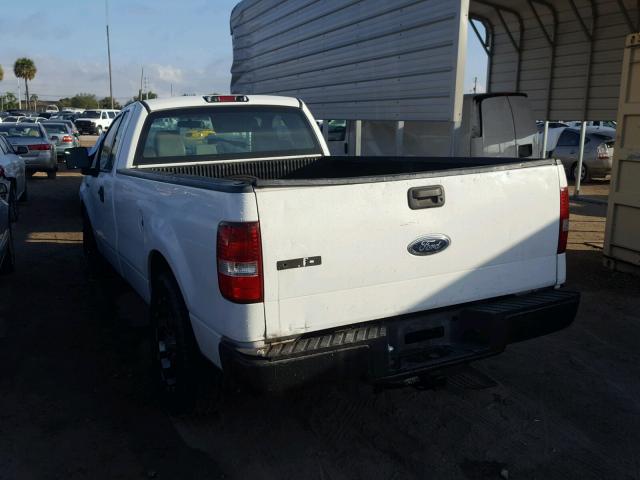 1FTRF12205NB54809 - 2005 FORD F150 WHITE photo 3