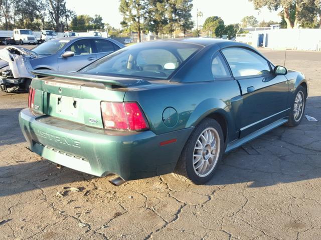 1FAFP42X31F244317 - 2001 FORD MUSTANG GT GREEN photo 4