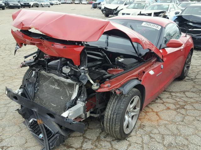 WBALM53519E160777 - 2009 BMW Z4 SDRIVE3 RED photo 2