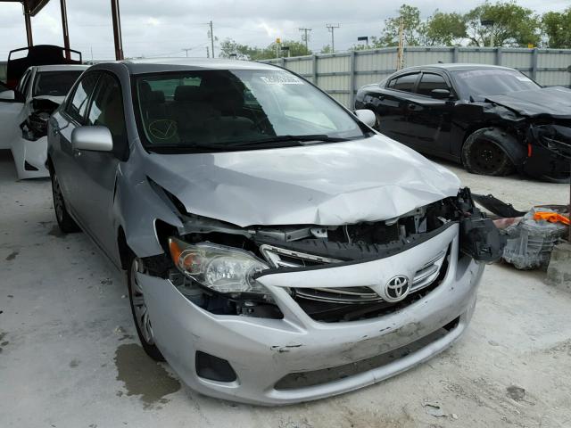 2T1BU4EE6DC929646 - 2013 TOYOTA COROLLA BA SILVER photo 1