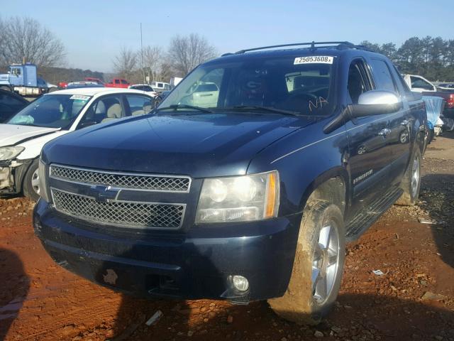 3GNFK12347G313230 - 2007 CHEVROLET AVALANCHE BLUE photo 2