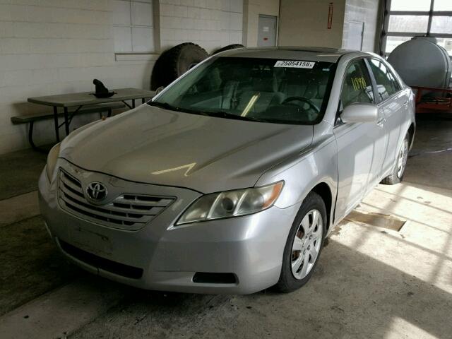 4T1BE46K08U784478 - 2008 TOYOTA CAMRY CE GRAY photo 2