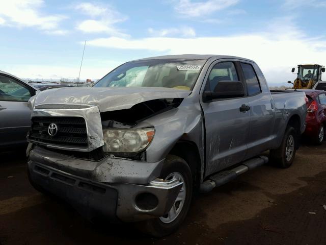 5TBBT54127S454864 - 2007 TOYOTA TUNDRA DOU SILVER photo 2