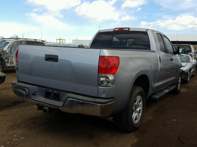 5TBBT54127S454864 - 2007 TOYOTA TUNDRA DOU SILVER photo 4