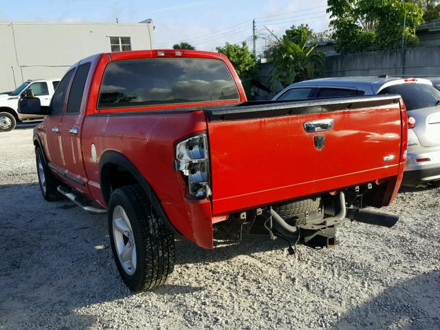 1D7HA18NX6S617625 - 2006 DODGE RAM 1500 S RED photo 3