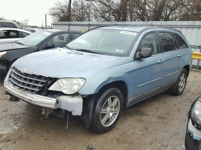 2A8GF68X78R144141 - 2008 CHRYSLER PACIFICA T BLUE photo 2