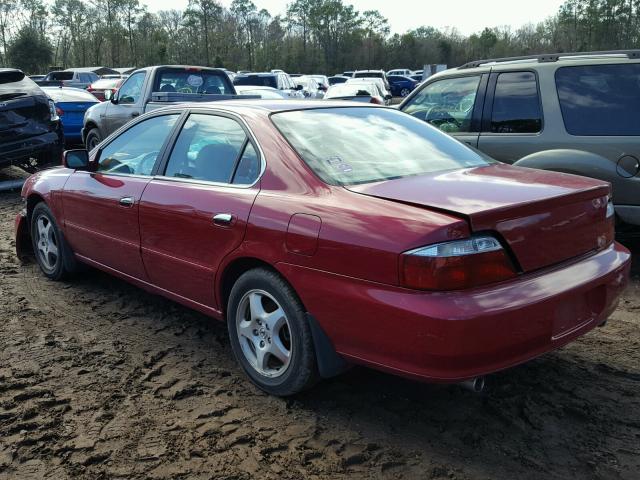 19UUA56632A044189 - 2002 ACURA 3.2TL RED photo 3