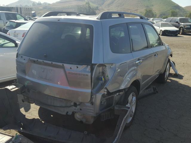 JF2SH6CC2AG748575 - 2010 SUBARU FORESTER 2 SILVER photo 4