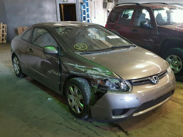 2HGFG126X7H551735 - 2007 HONDA CIVIC GRAY photo 1