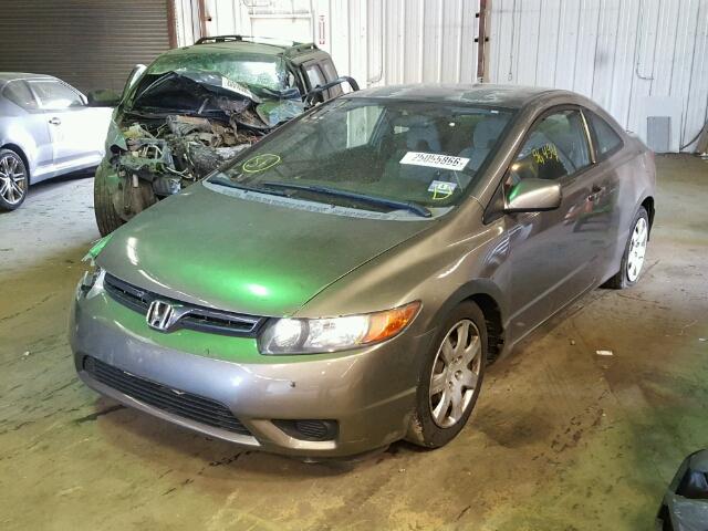 2HGFG126X7H551735 - 2007 HONDA CIVIC GRAY photo 2