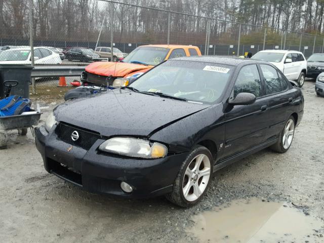 3N1AB51D83L722565 - 2003 NISSAN SENTRA SE- BLACK photo 2