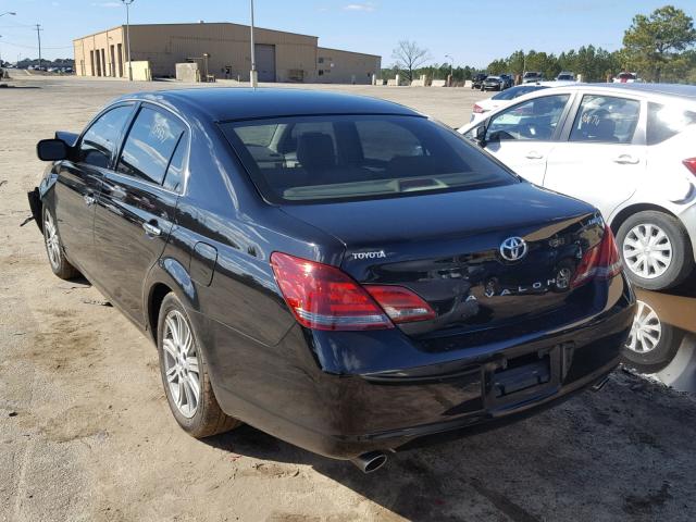 4T1BK36B78U259310 - 2008 TOYOTA AVALON XL BLACK photo 3