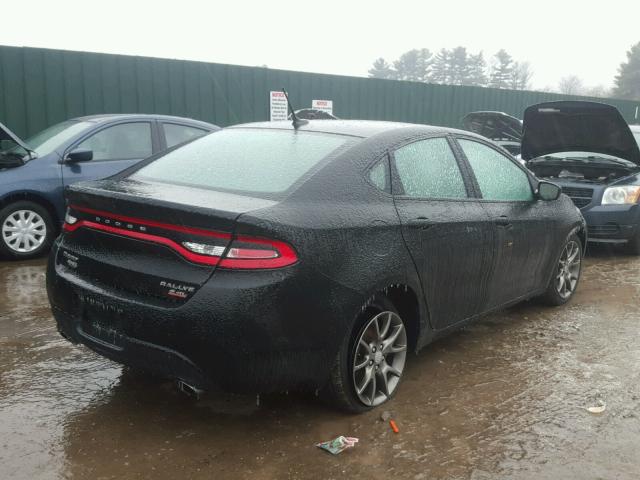 1C3CDFBB9ED926632 - 2014 DODGE DART SXT BLACK photo 4