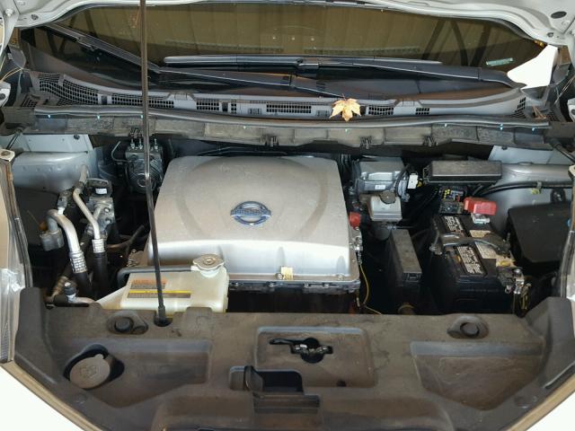 1N4AZ0CP2EC340703 - 2014 NISSAN LEAF S SILVER photo 7