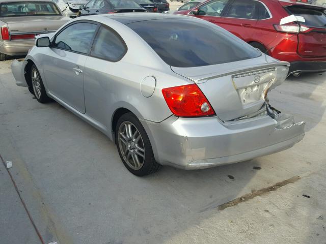 JTKDE177770168264 - 2007 TOYOTA SCION TC SILVER photo 3