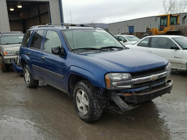 1GNDT13S452384945 - 2005 CHEVROLET TRAILBLAZE BLUE photo 1