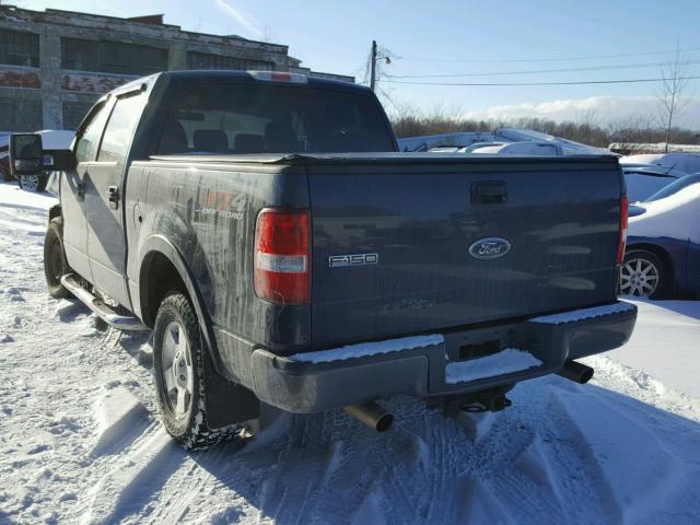 1FTPW14565KC31943 - 2005 FORD F150 SUPER BLUE photo 3