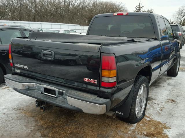 1GTEK19Z57Z148366 - 2007 GMC NEW SIERRA BLACK photo 4