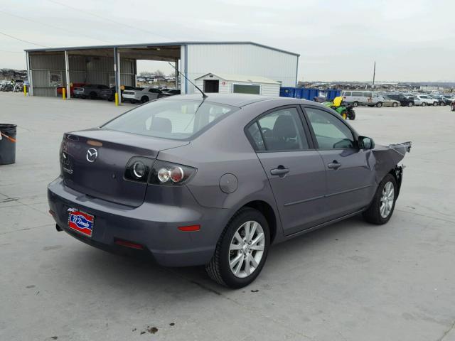 JM1BK32F671629742 - 2007 MAZDA 3 I CHARCOAL photo 4