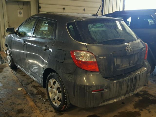 2T1KU40E79C154854 - 2009 TOYOTA COROLLA MA GRAY photo 3