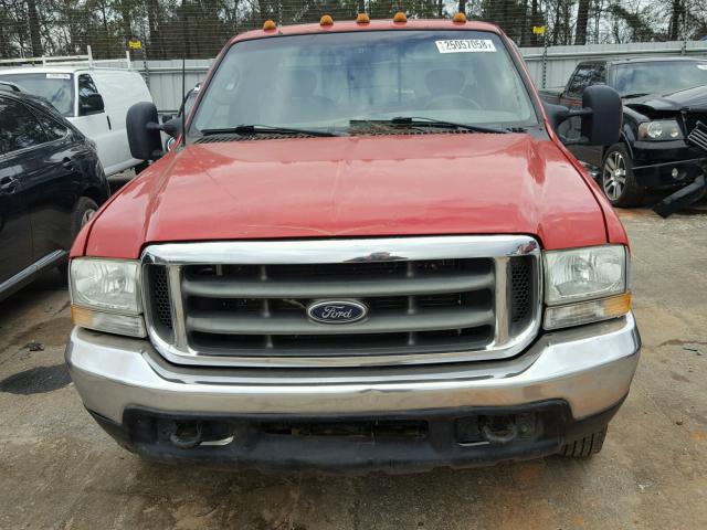 1FTWX32P33EC26302 - 2003 FORD F350 SUPER RED photo 9