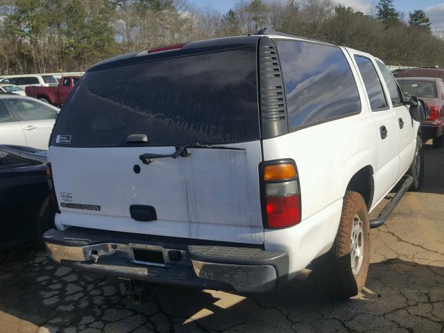 1GNEC16Z76J123667 - 2006 CHEVROLET SUBURBAN C WHITE photo 4