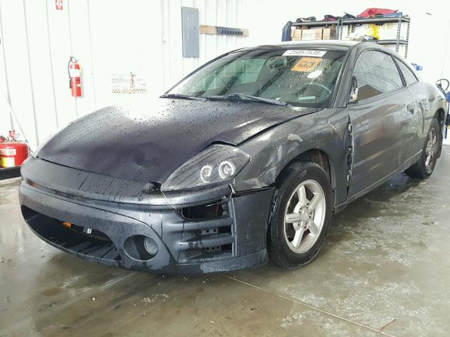 4A3AC34G43E029932 - 2003 MITSUBISHI ECLIPSE RS GRAY photo 2