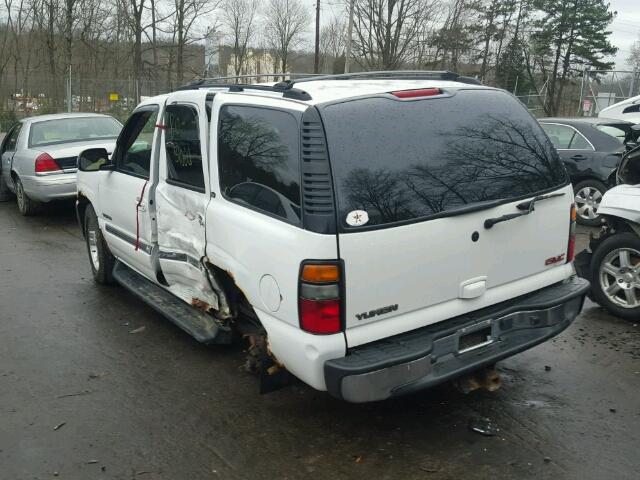 1GKEK13T54J100711 - 2004 GMC YUKON WHITE photo 3