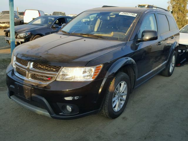 3C4PDCBB5FT718772 - 2015 DODGE JOURNEY SX BLACK photo 2