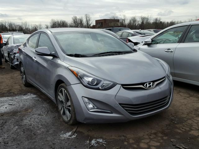 KMHDH4AE1FU416146 - 2015 HYUNDAI ELANTRA SE GRAY photo 1