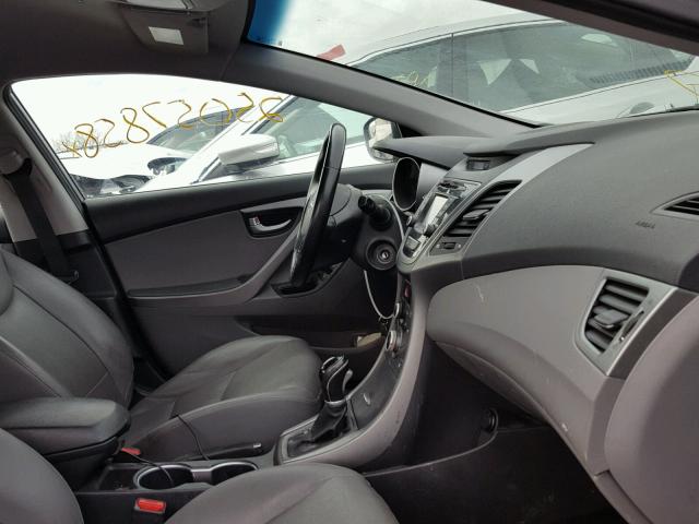 KMHDH4AE1FU416146 - 2015 HYUNDAI ELANTRA SE GRAY photo 5