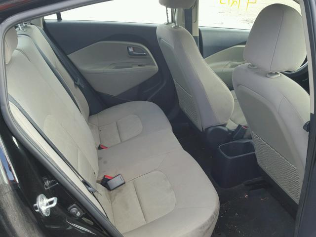KNADM4A38E6385640 - 2014 KIA RIO LX Սև լուսանկար 6