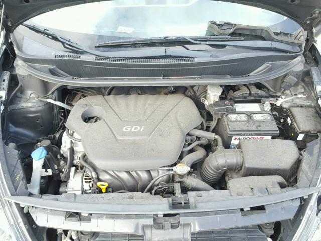 KNADM4A38E6385640 - 2014 KIA RIO LX Սև լուսանկար 7