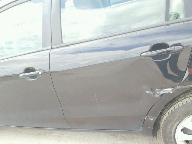 KNADM4A38E6385640 - 2014 KIA RIO LX Սև լուսանկար 9