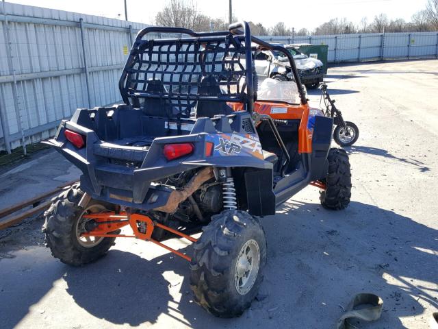 4XAJT9EA3DF681797 - 2013 POLARIS RZR 900 XP ORANGE photo 4