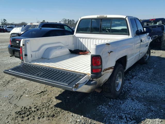 3B7HC12Y7WM286759 - 1998 DODGE RAM 1500 WHITE photo 4