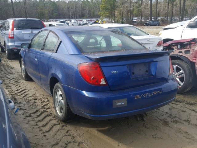 1G8AM12F75Z121539 - 2005 SATURN ION LEVEL BLUE photo 3