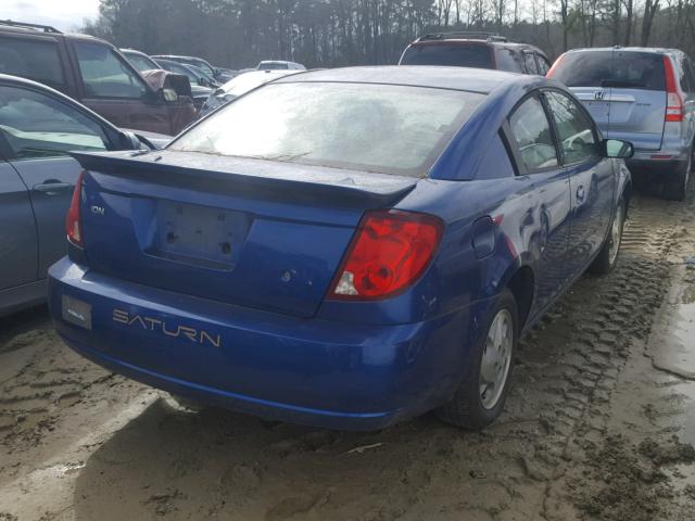 1G8AM12F75Z121539 - 2005 SATURN ION LEVEL BLUE photo 4