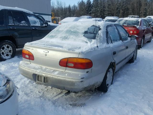 1Y1SK528X2Z420829 - 2002 CHEVROLET GEO PRIZM 灰色 照片 4