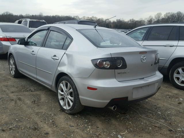 JM1BK32G681106831 - 2008 MAZDA 3 I SILVER photo 3