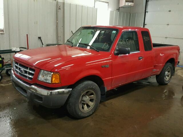 1FTYR44V53PA48921 - 2003 FORD RANGER SUP RED photo 2